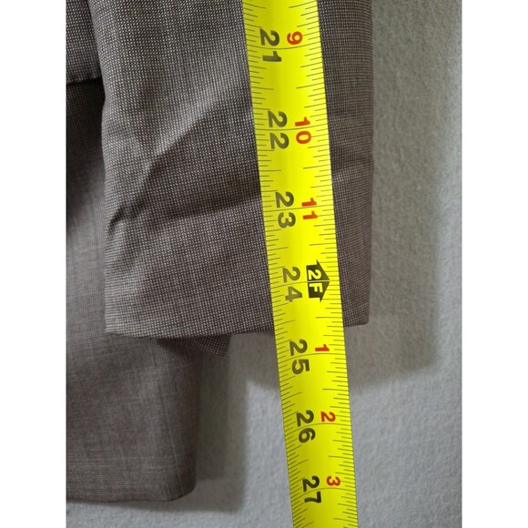 Daniel Cremieux Signature Loro Piana Italy Blazer 48R Dean Taupe Gray Wool Check - Picture 8 of 13